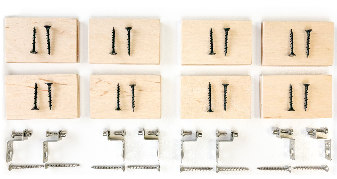 Tab Mounting System 官方整套配件实物照片