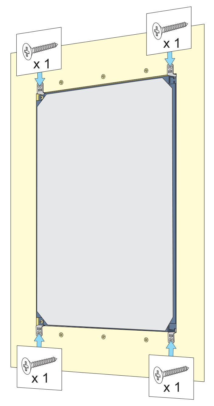 官方 MobiusiB 插图：完整前装固定、安装条与基层表面关系